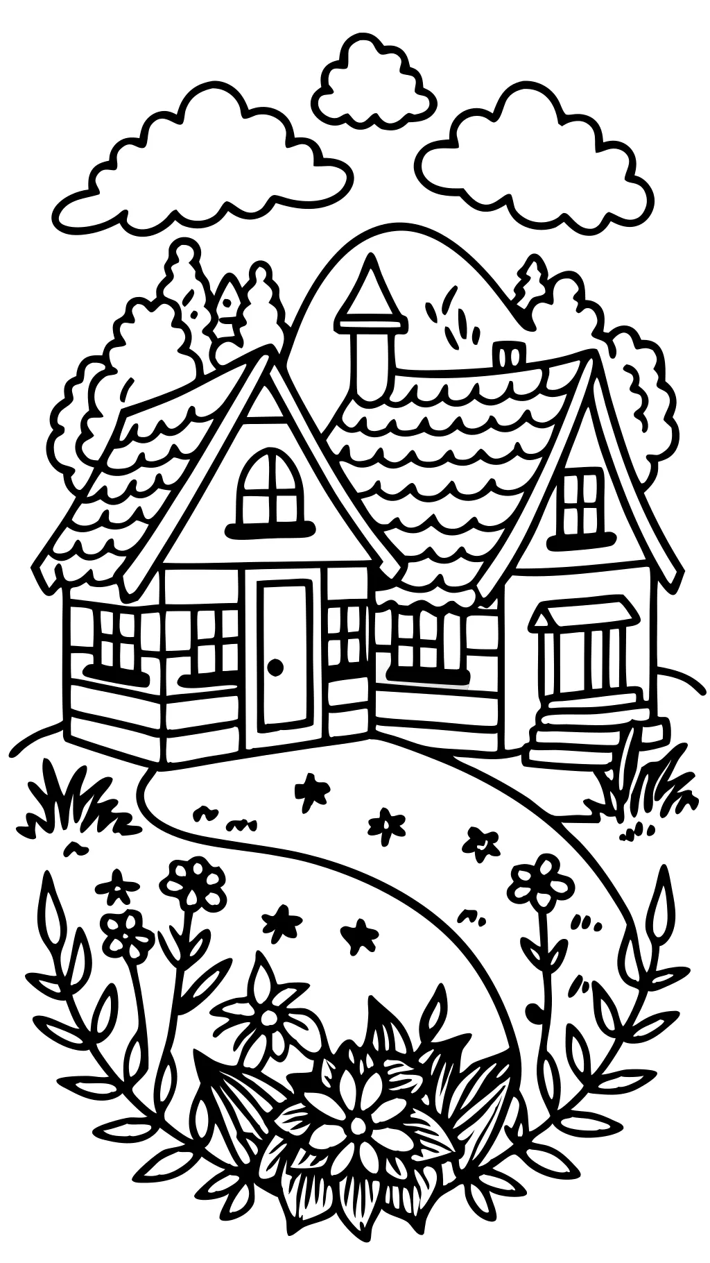 cottagecore coloring pages